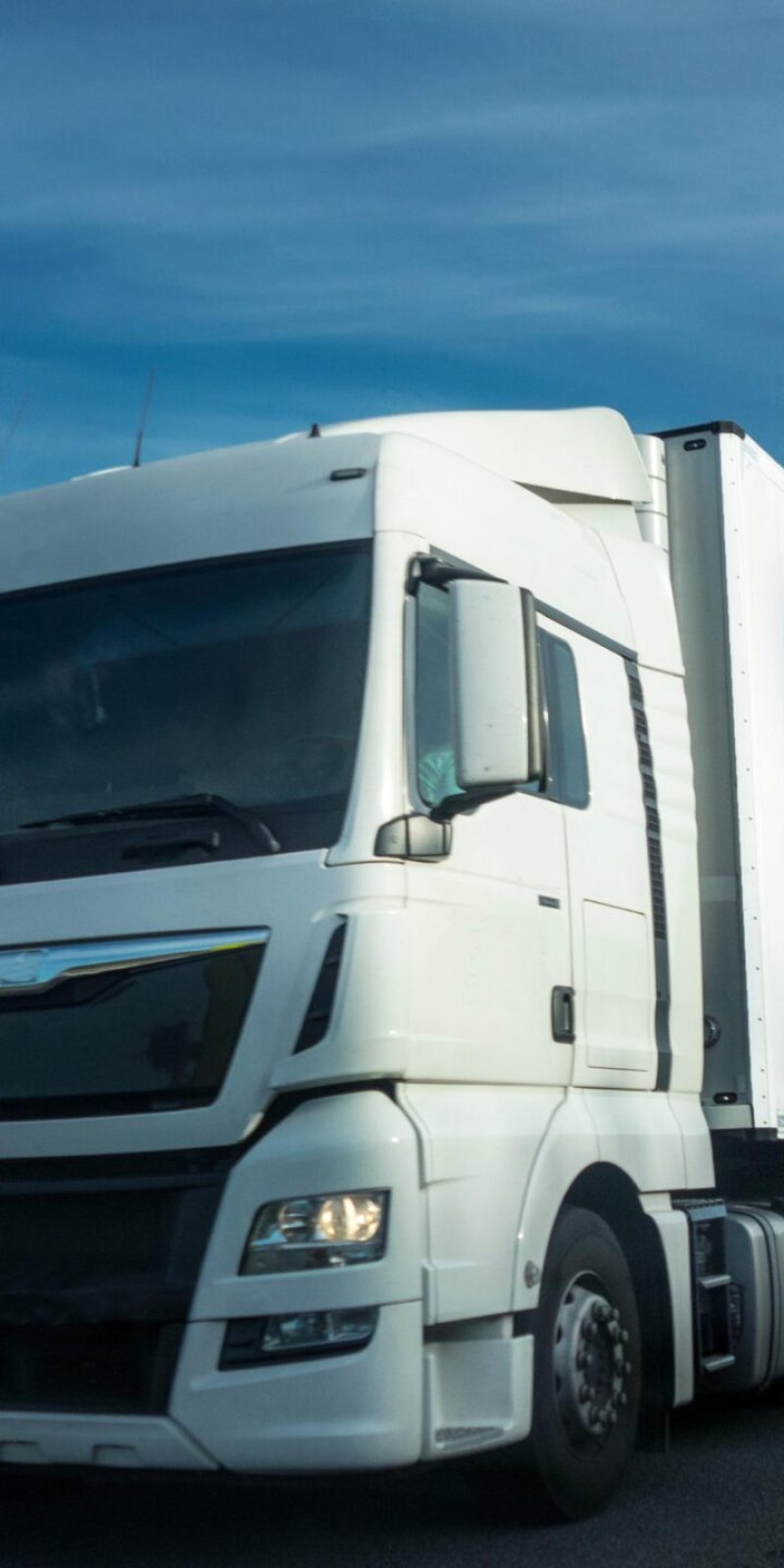 Van mockup isolated concept, Truck mock up